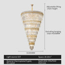 GobekUsa Crystal Chandelier: Modern Light Luxury for Living Room, Dining Room, and Bedroom