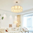 GobekUsa Cream Wind LED Chandelier for Master Bedroom, Living Room & Children's Room