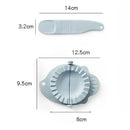 GobekUsa Dumplings Maker Tool Wheat Straw Jiaozi Pierogi Mold Clips Pastry Kitchen Accessories