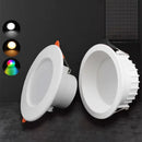GobekUsa Dimmable RGB LED Downlight 10W/15W Ceiling Spot Light with Remote Control
