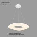 GobekUsa Cloud LED Pendant Light for Home Office Decor - Creative Circular Hanging Lamp