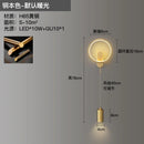 GobekUsa LED Moon Wall Light American Style Bedroom Decor Copper Wall Lamp