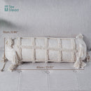 GobekUsa Boho Tufted Tassel Lumbar Throw Pillow