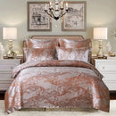 GobekUsa Jacquard Luxury Bedding Set - King Size Duvet Cover & Bed Quilts - High Quality Home Textile