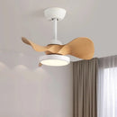 GobekUsa 22" Children Room LED Ceiling Fan Light Remote Control Small Fan Lamp