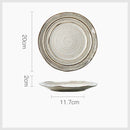 GobekUsa Ceramic Japanese Style Dish Bowl Set