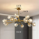 GobekUsa Crystal Chandelier: Luxury Living Room & Dining Room Ceiling Light