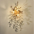 GobekUsa Golden Branch Ceiling Crystal Chandelier – Luxury Indoor Lighting Fixture