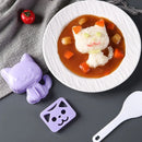 GobekUsa Cartoon Animals Sushi & Sandwich Mold Set for Kids' Breakfast & Bento