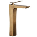 GobekUsa Bronze Basin Faucet: Hot & Cold Deck Mounted Bathroom Sink Mixer Tap