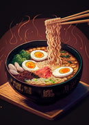 GobekUsa Japanese Food Neon Posters Canvas Painting for Home Kitchen Decor