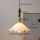 GobekUsa LED Glass Pendant Light Chandelier for Modern Living Dining Room
