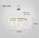 GobekUsa Gold Minimalist LED Pendant Lights for Kitchen Dining Room