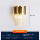GobekUsa Crystal Wall Lamp: Modern Luxury Wireless Rechargeable Sconce Light for Bedroom & Living Room