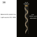 GobekUsa High-ceiling Room Pendant Lights Adjustable Luxury Fixture
