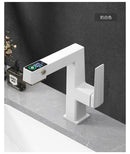 GobekUsa LED Basin Faucet Pull Out Mixer Tap Hot Cold Water Bathroom Sink Vanity