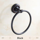 GobekUsa Antique Brass Towel Ring Wall Mounted Rack Shelf Bathroom Towel Holder