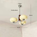 GobekUsa Glass Chandelier: Bauhaus Art for Living Room, Bedroom, Study, Hall, Restaurant