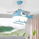 GobekUsa Ceiling Fan Lights with LED, Modern Indoor Lighting for Kids' Bedroom & Dining Room