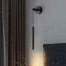 GobekUsa Height-Adjustable Copper LED Wall Lamp: Luxurious Warm Atmosphere for Bedside, Foyer, Hotel