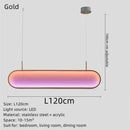 GobekUsa LED Sunset Chandelier: Remote Control Color Atmosphere Lighting Fixtures