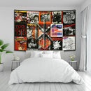 GobekUsa DK Hard Rock Band Flag Tapestry for Heavy Metal Interior Decoration