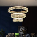 2024 GobekUsa Modern Crystal LED Chandelier for Living & Dining Room Decor