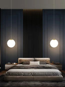 GobekUsa Glass Ball LED Pendant Chandelier for Dining and Bedroom