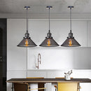 GobekUsa Black Iron Cage Farmhouse Pendant Light Fixture for Kitchen Island, Dining Room, Hallway