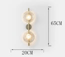 GobekUsa LED Glass Wall Sconce for Living Room Background Lighting