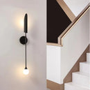 GobekUsa Golden Inclined Tube Wall Lamp for Modern Luxury Living Room Bedroom Décor