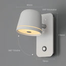 GobekUsa LED Wall Lamp: Touch Dimmer, Adjustable 3-CCT Brightness Wall Sconce