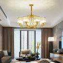 GobekUsa Crystal Chandelier Villa Living Room Lighting