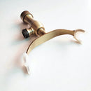 GobekUsa Antique Brass Hand Shower Holder Bracket for Wall Mount Bathroom Accessories
