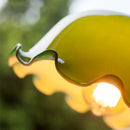 GobekUsa Green Glass LED Pendant Light for Home, Restaurant, Bar, and Loft Style Decor.