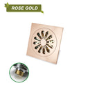 GobekUsa Brass Square Shower Floor Drain for Kitchen and Bathroom, Insect-proof and Odor-proof