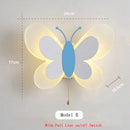 GobekUsa Butterfly Wall Lamp: Charming LED Light for Kids' Bedroom and Nursery