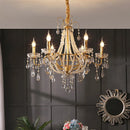 GobekUsa French Pearl Chandelier, Elegant Retro Design for Luxurious Living Spaces