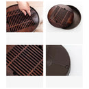 GobekUsa Bamboo Tea Tray Drainage Storage Kung Fu Tea Set Household Board
