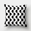 GobekUsa Geometric Stripes Pillowcase 45x45cm Polyester Cushion Cover for Living Room