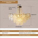 GobekUsa Cream Crystal Chandelier: French Light Luxury for Living Room, Bedroom, Dining Room