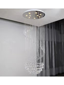 GobekUsa Crystal Chain Pendant Light Chandelier for Living Room and Staircase