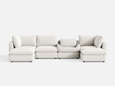 RUBIK V 4 Seats with 2 Ottomans & Pet Bed Module