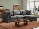 RUBIK V 3 Seats with Ottoman by LINSY HOME