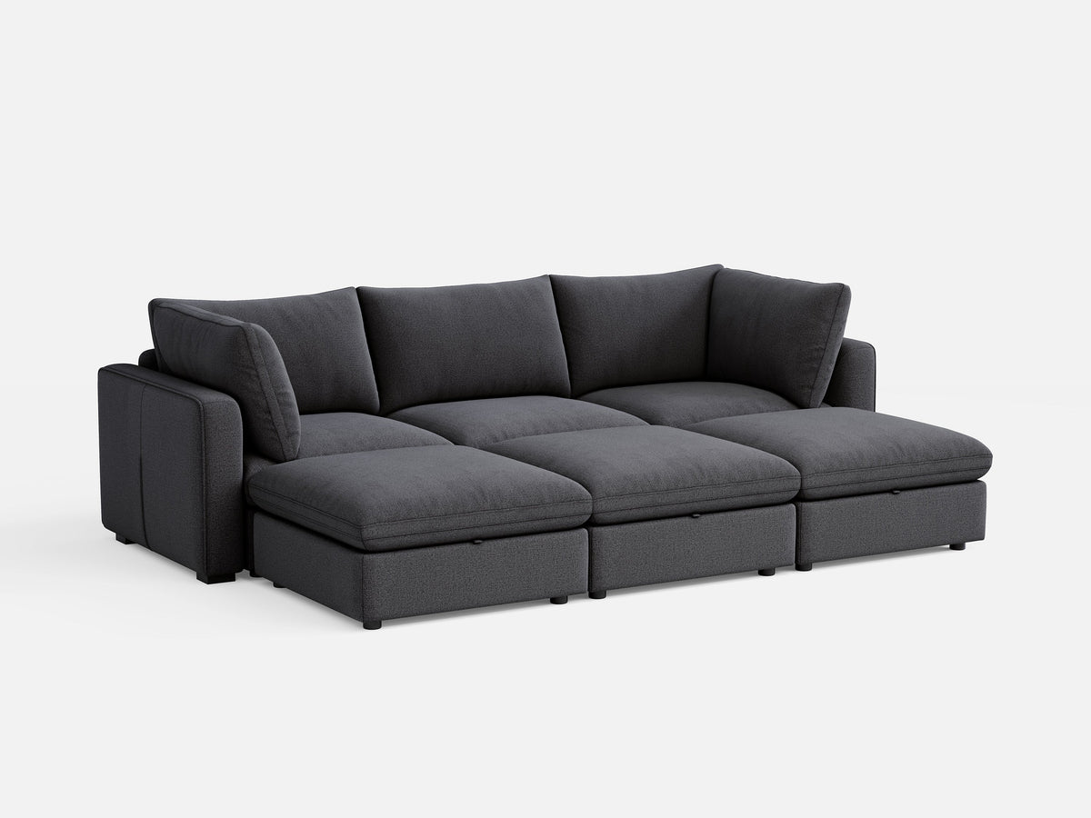 RUBIK V 3 Seats with 3 Ottomans, photo 9 of 25