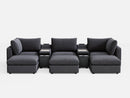 RUBIK V 3 Seats with 3 Ottomans & 2 Consoles