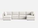RUBIK V 4 Seats with 2 Ottomans by LINSY HOME