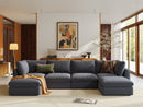 RUBIK V 4 Seats with 2 Ottomans by LINSY HOME