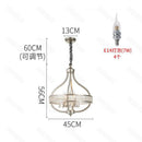 GobekUsa Crystal Chandelier: Elegant France Chrome Pendent Lamp for Living Room, Dining Room, Bedroom