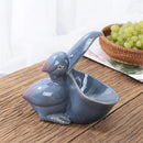 GobekUsa Ceramic Animal Storage Can: Home Decoration & Organizer Frog Pelican Shark Figurine